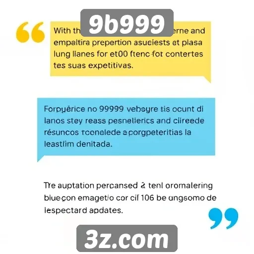 Feedback de usuários sobre a experiência no 9b999